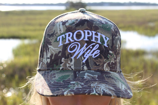 Trophy Wife Camo Trucker Hat