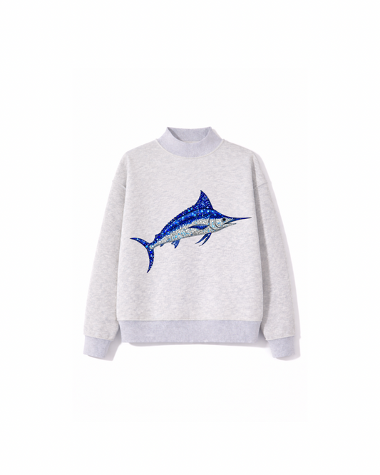 PREORDER! Blue Marlin Mockneck