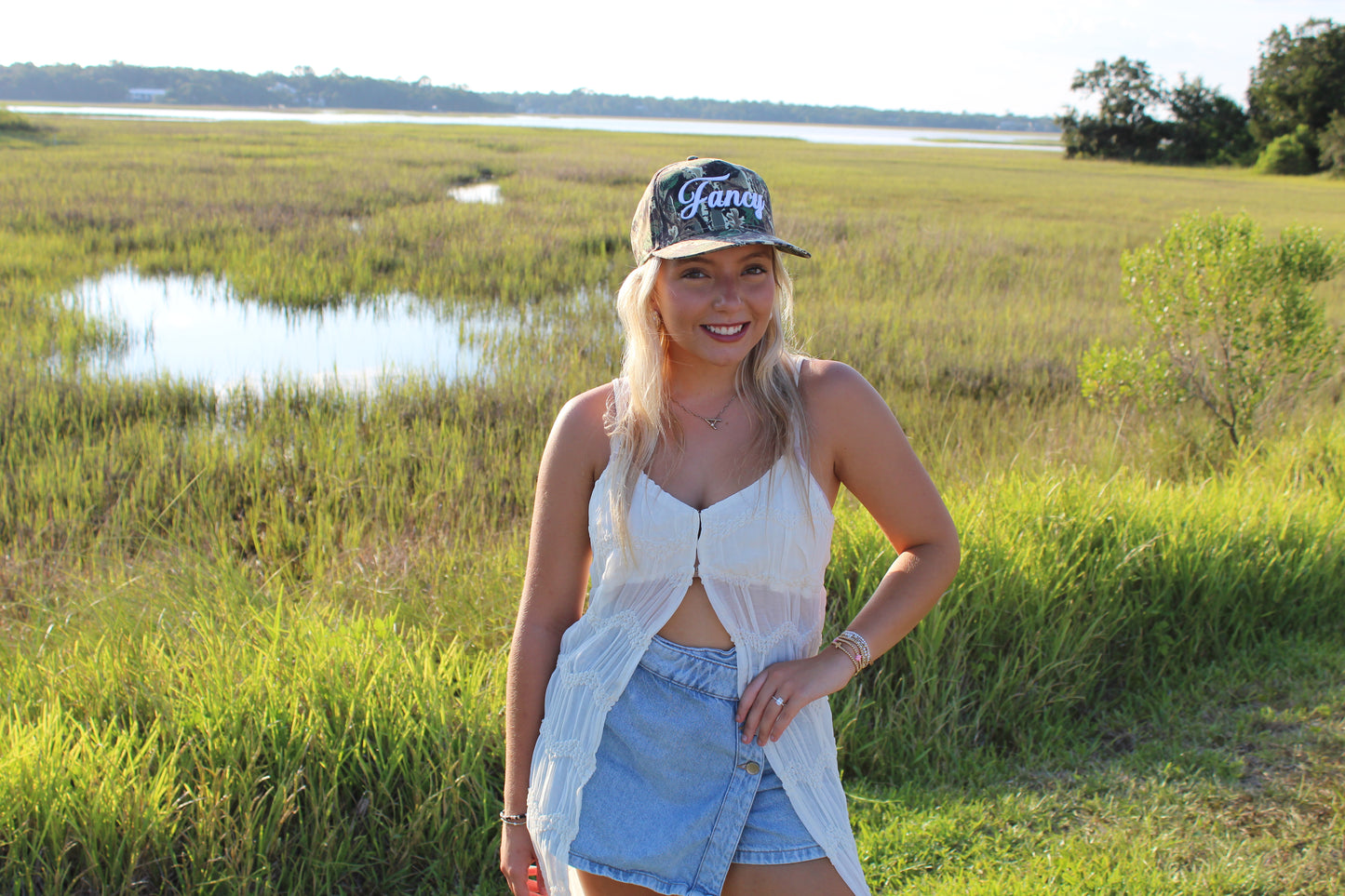 Fancy Camo Trucker Hat