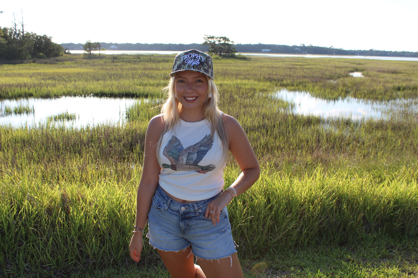 Trophy Wife Camo Trucker Hat