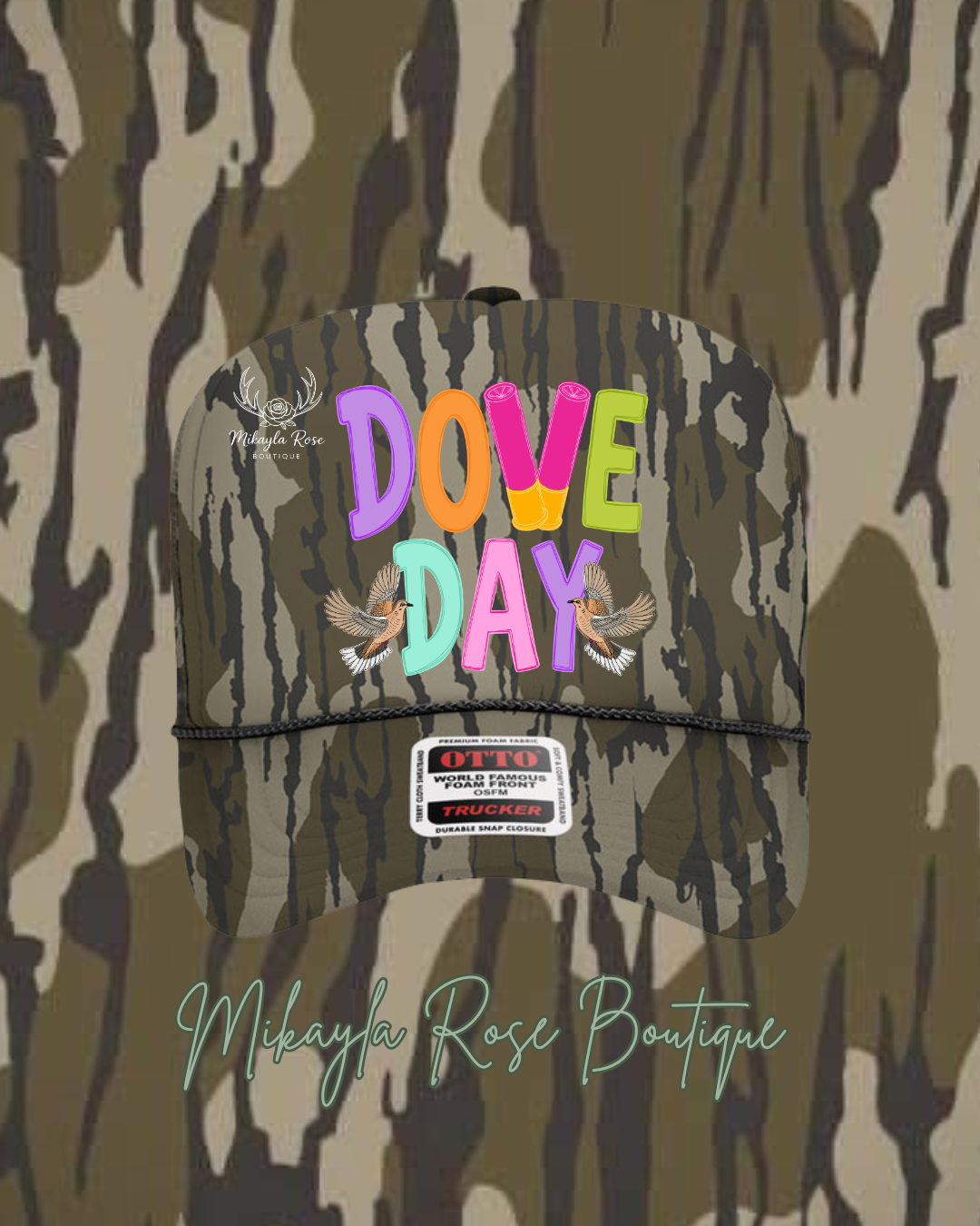 Preorder! Dove Day Bottomland Trucker Hat