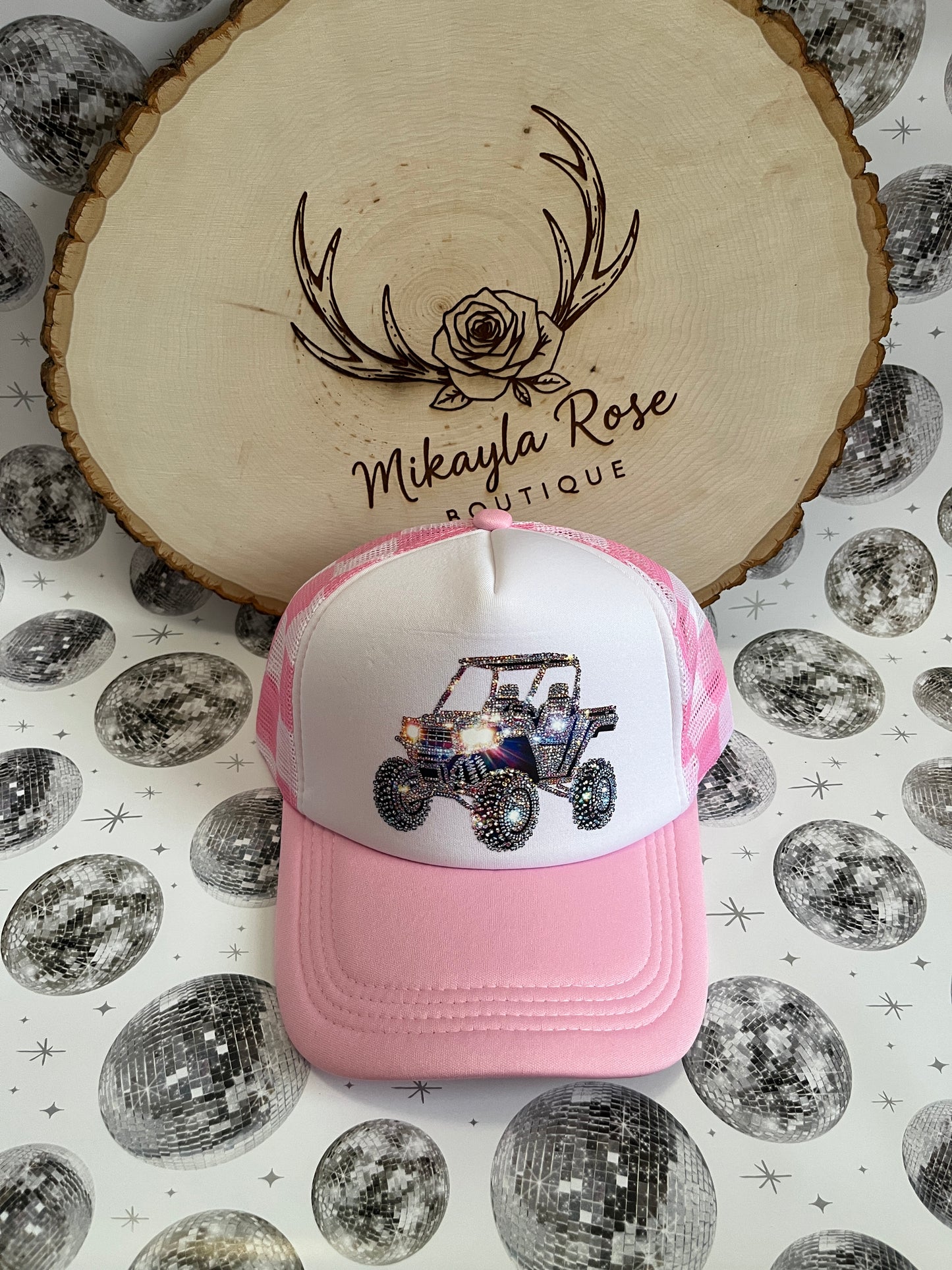 Blinged Out SXS Trucker Hat