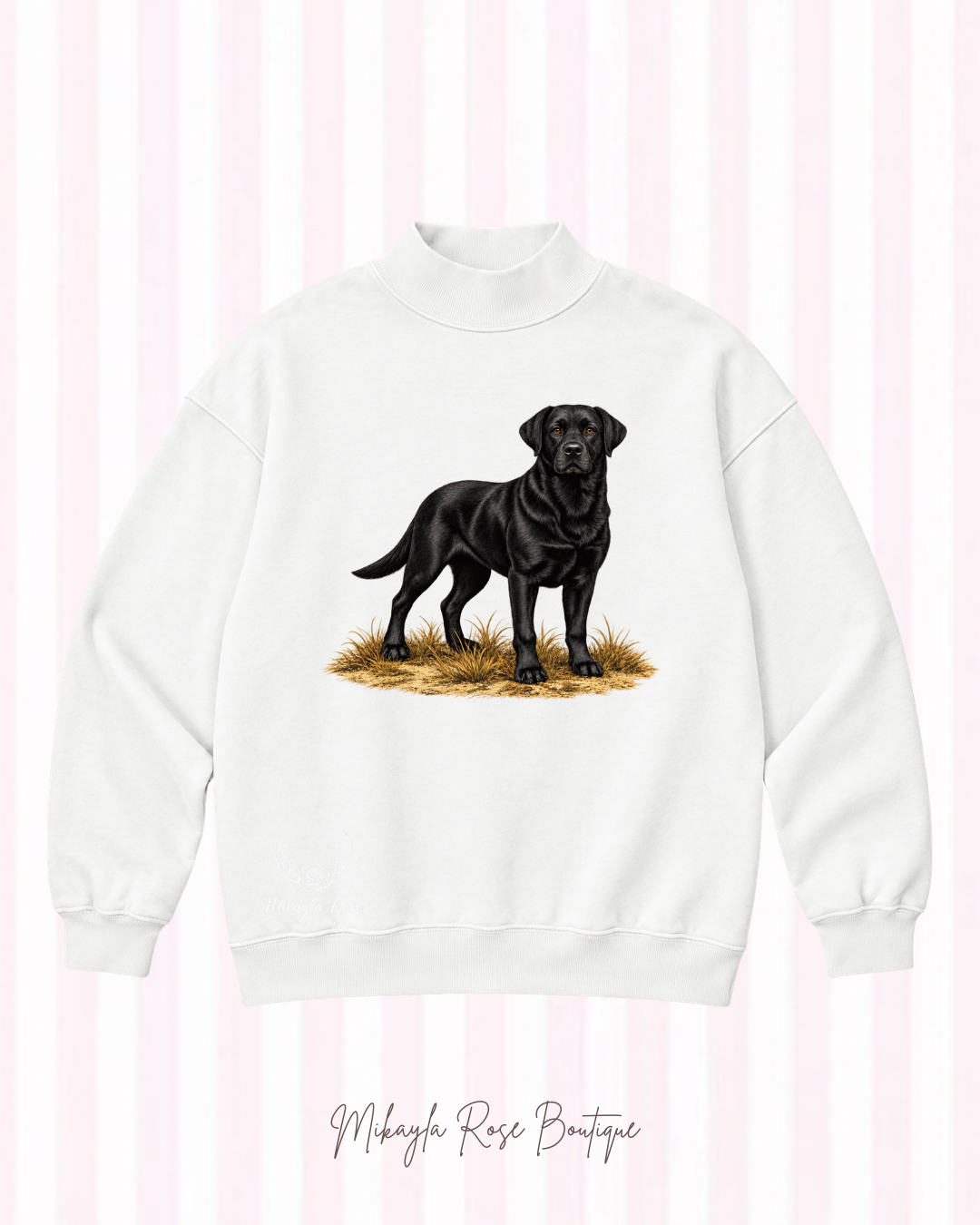 PREORDER!! Black Lab Mockneck