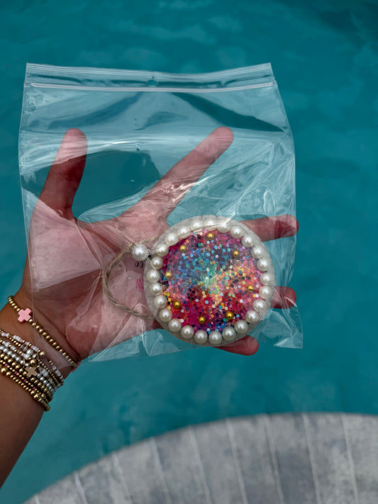 Vanilla Sequin Freshie