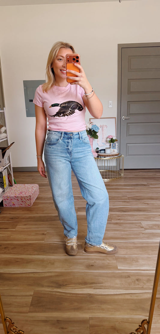 Baby's Got Her Barrel Jeans On