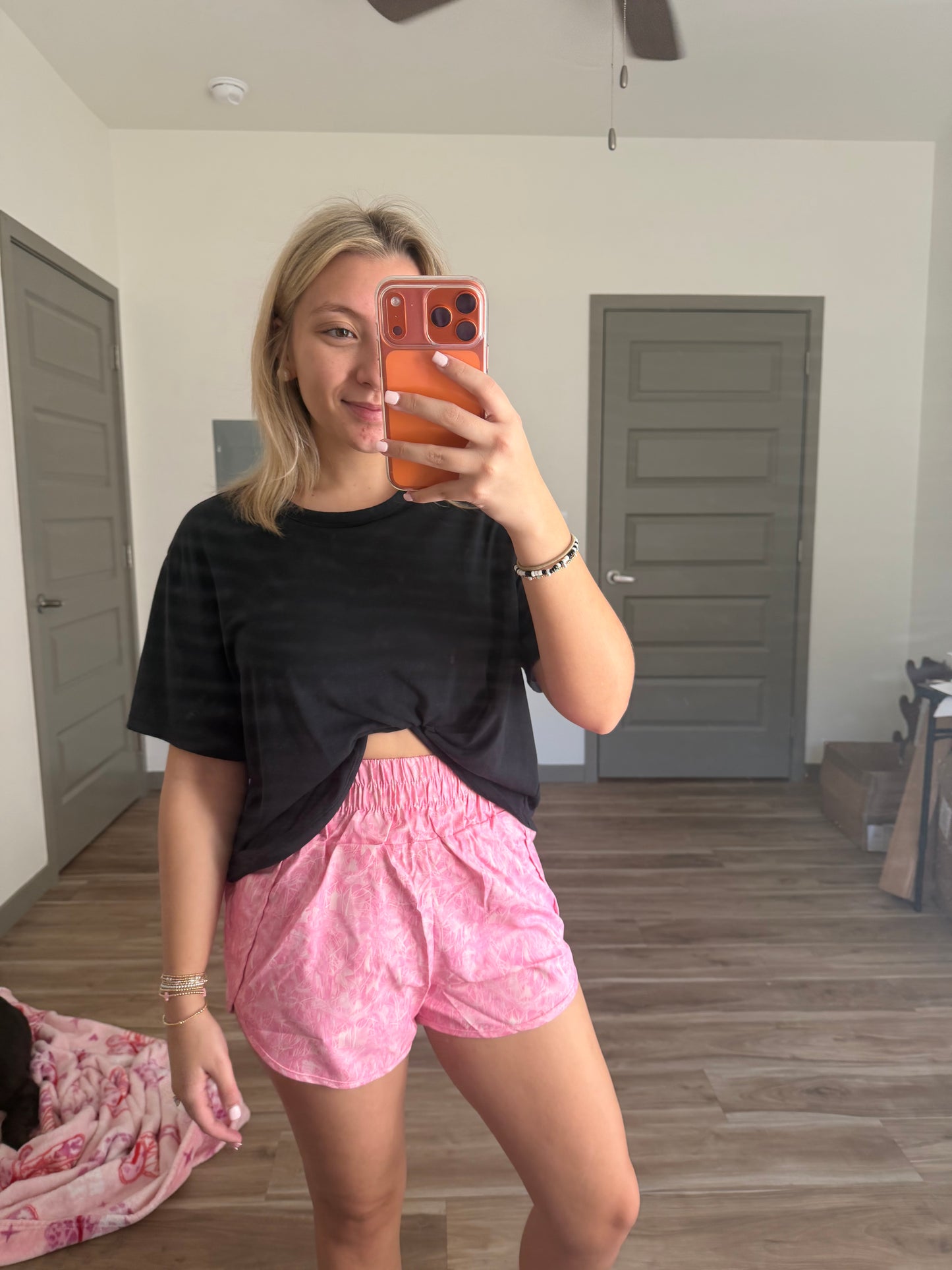 Pink Camo Shorts
