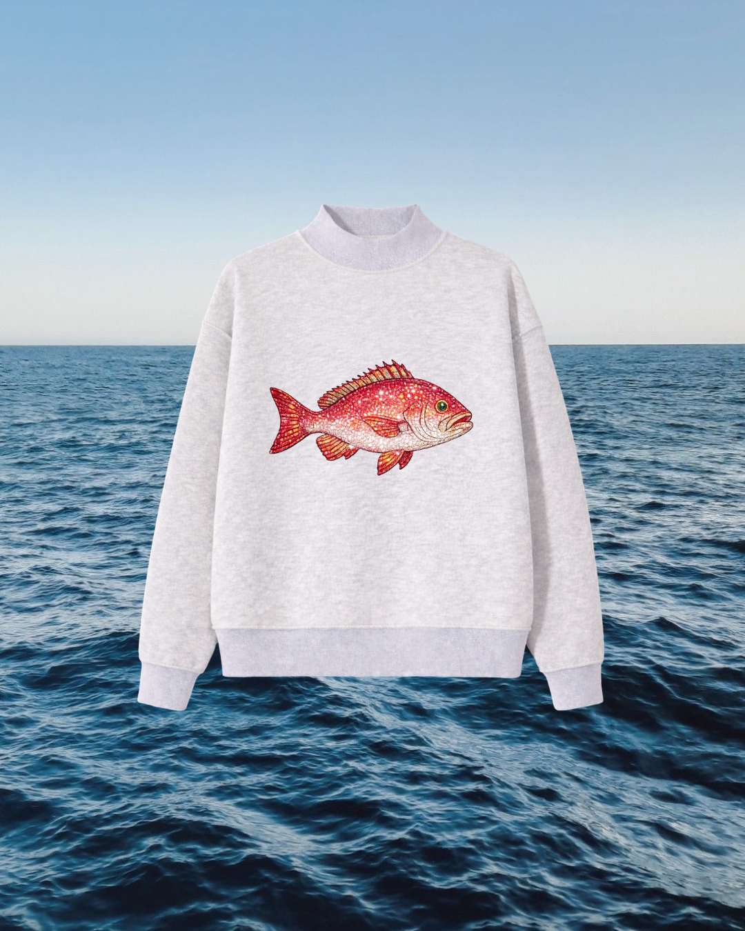 Preorder!! Red Snapper Mockneck