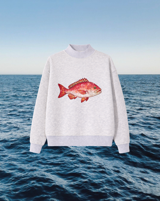 Preorder!! Red Snapper Mockneck