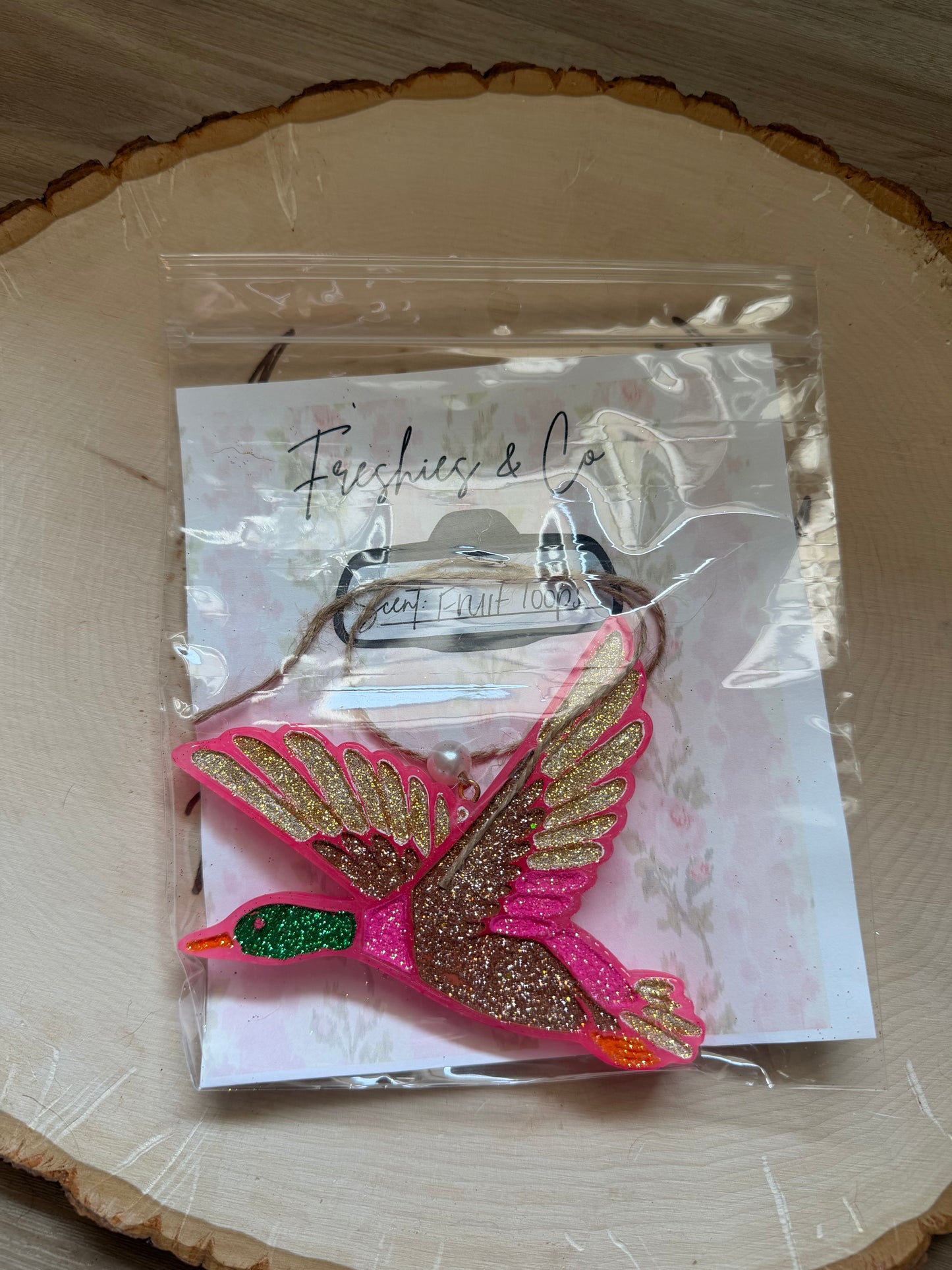 Fruit Loops Sparkle Duck Freshie