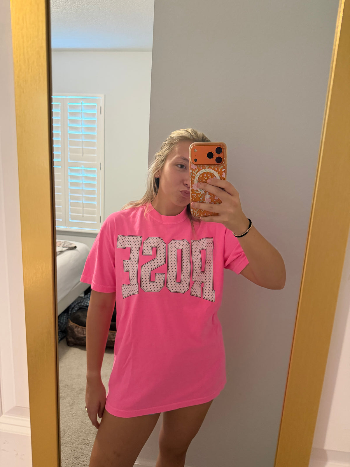 Polka Dot Rose Tshirt