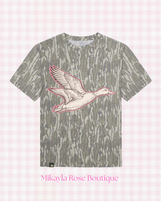 Preorder! Coastal Mallard Bottomland Camo T shirt