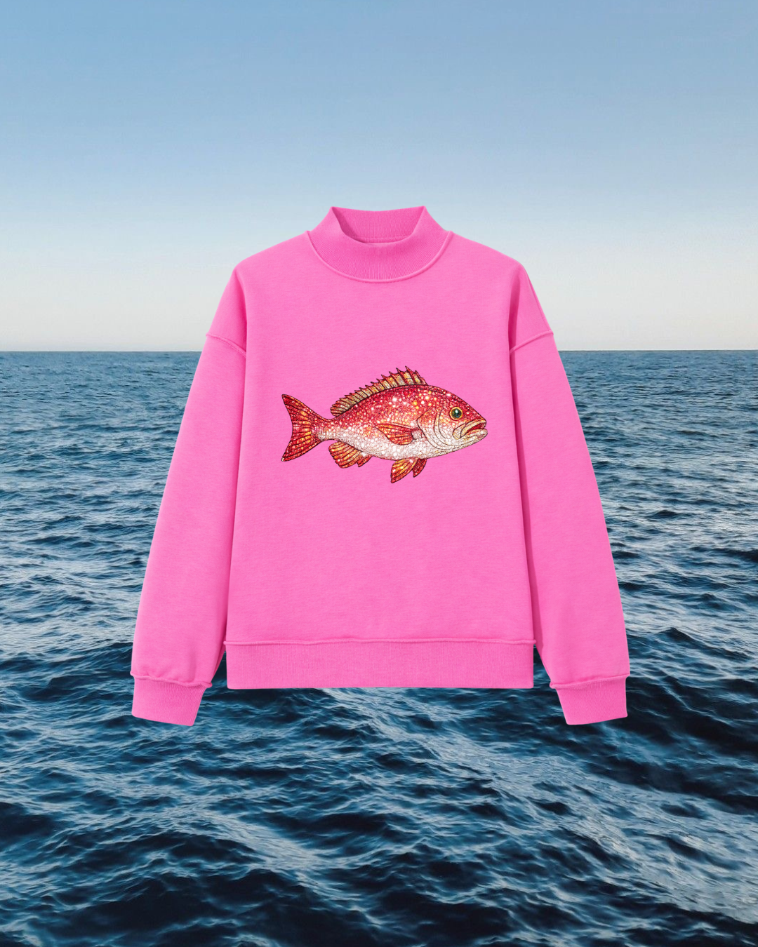 Preorder!! Red Snapper Mockneck