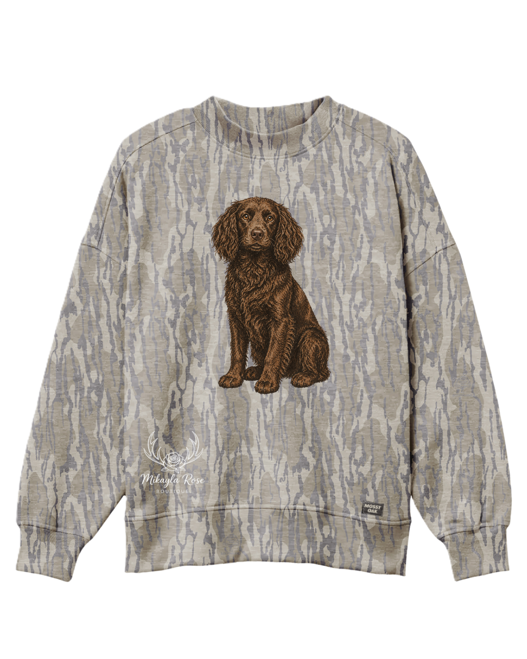 PREORDER! Boykin Spaniel Bottomland Mockneck