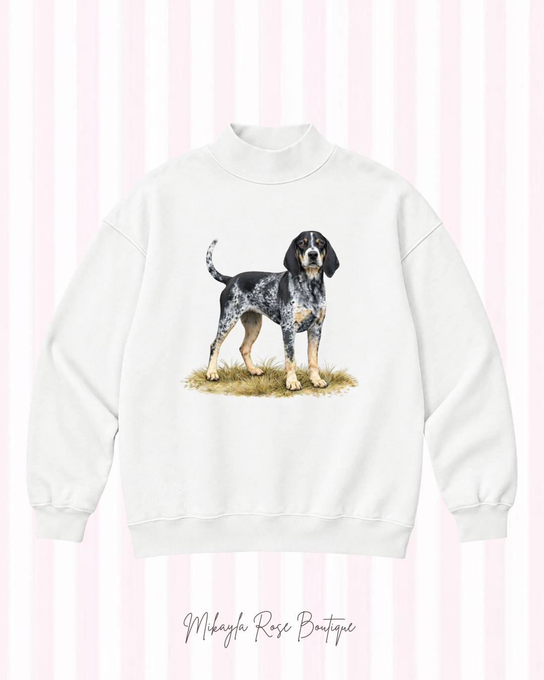 PREORDER!! Blue Tick Coonhound Mockneck