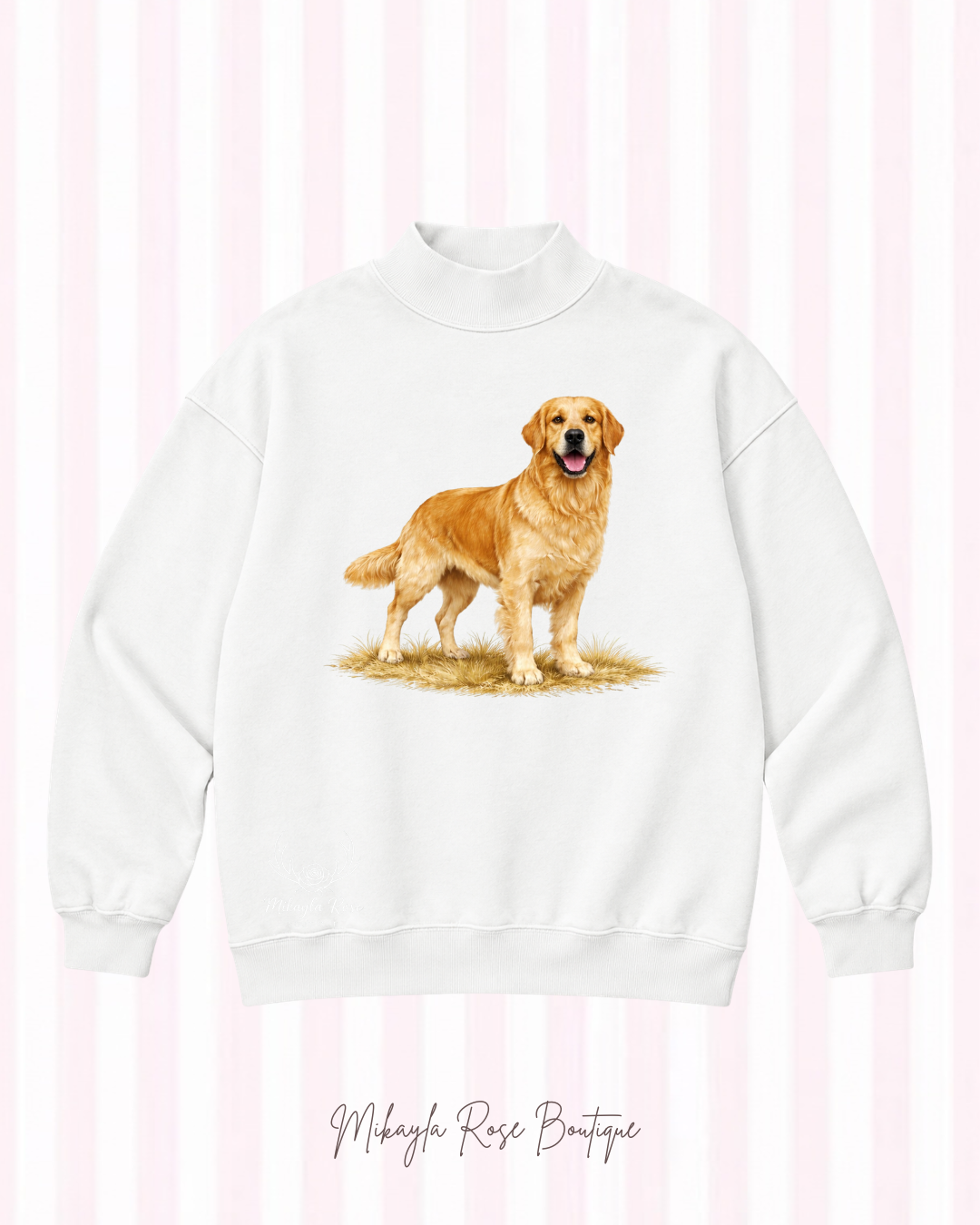 PREORDER!! Golden Retriever Mockneck