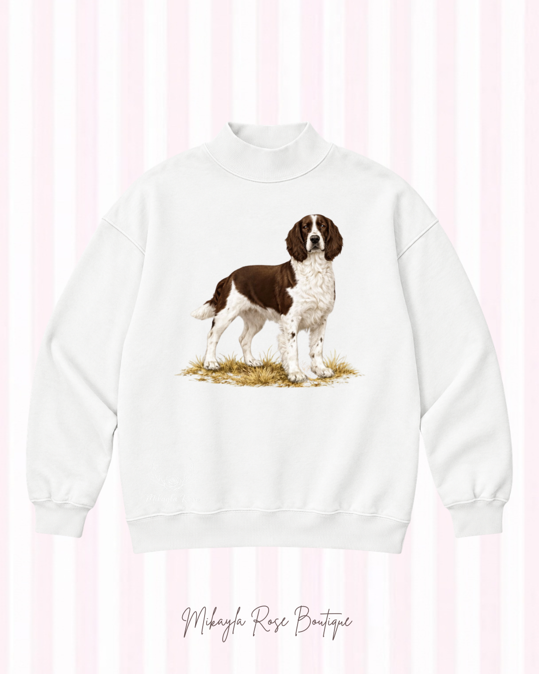 PREORDER!! Springer Spaniel Mockneck