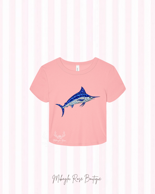 PREORDER!! Blue Marlin Baby Tee