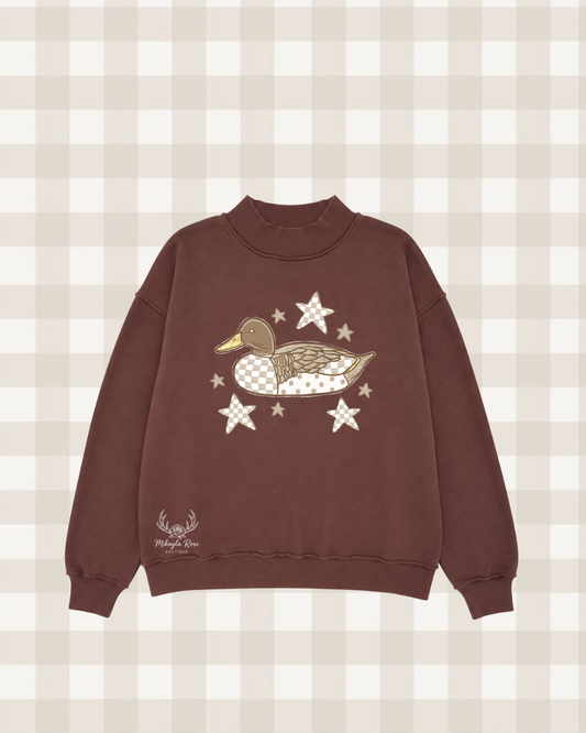 Preorder! The Checkered Mallard Mockneck