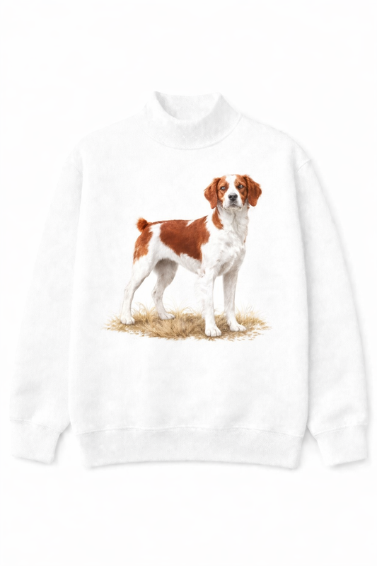 PREORDER!! Brittany Spaniel Mockneck