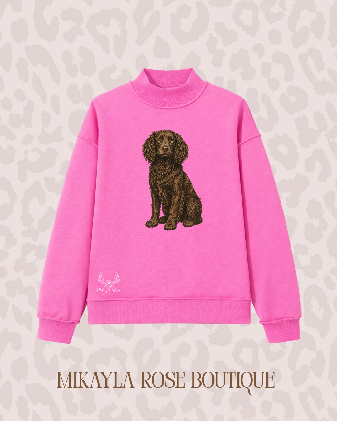 PREORDER! Sitting Boykin Spaniel Mockneck